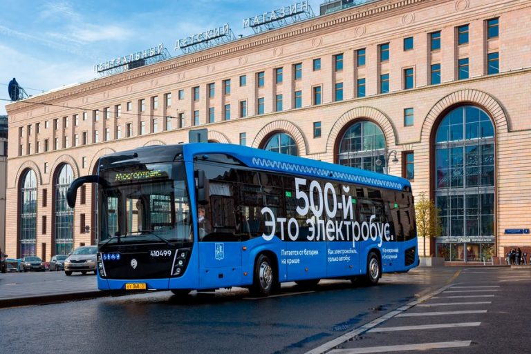 2030 Moscow Ditargetkan Beralih Total ke Bus Listrik