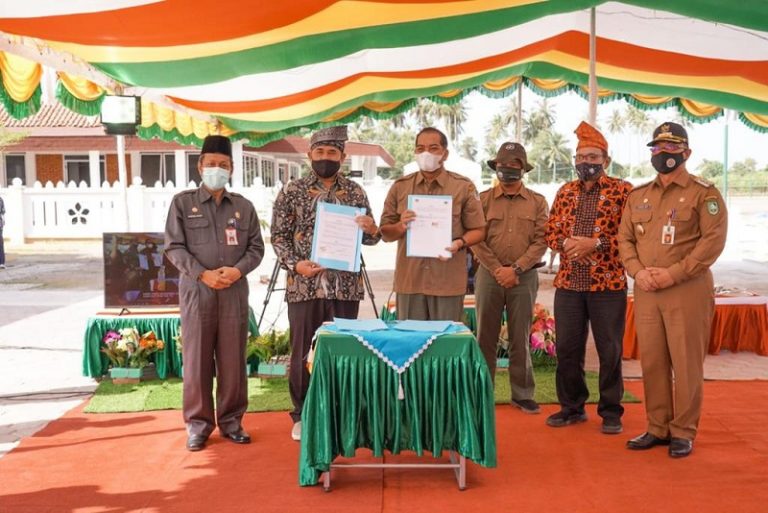 KLHK Bersama PWI Riau Bangun Hutan Komunitas Wartawan Pertama di Indonesia