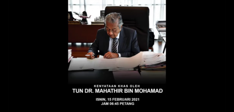 Mahathir Tuding PM Muhyiddin Berbohong dan Pemerintah Diktator