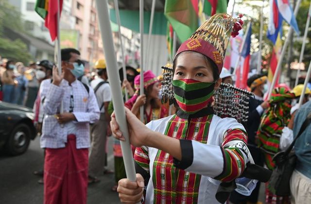 Etnis Minoritas Myanmar Bentuk Barisan Aksi Melawan Kudeta