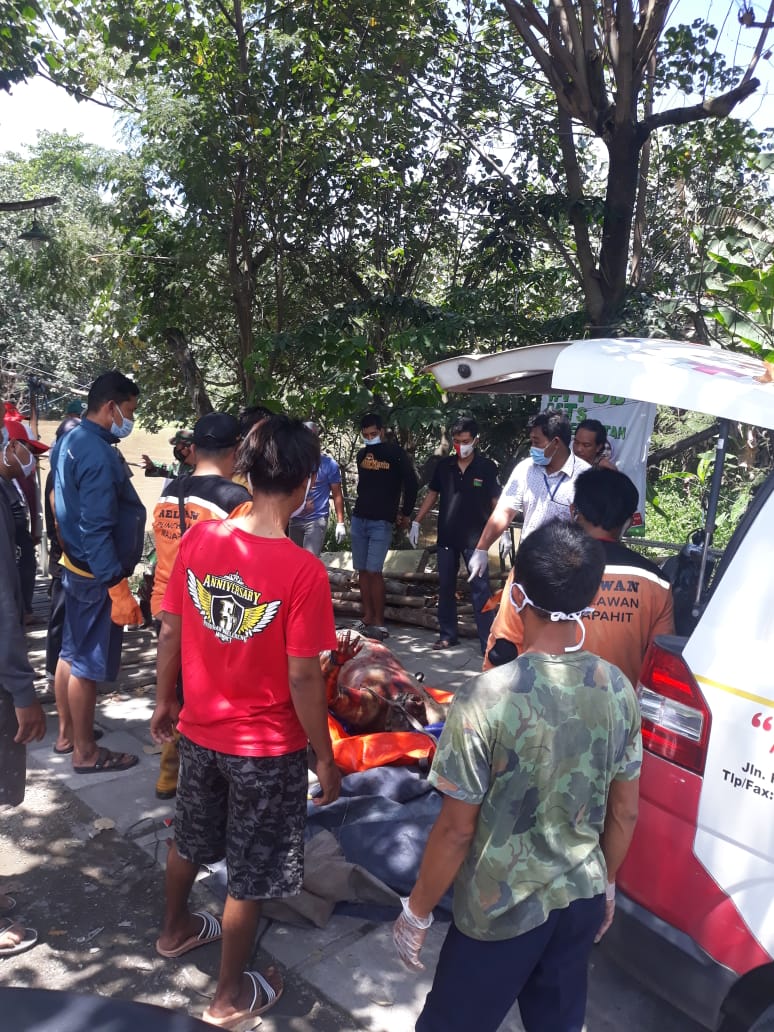 Hilang Dua Hari, Supriyadi Ditemukan Mengambang Tersangkut Perahu Penyebrangan Kali Surabaya