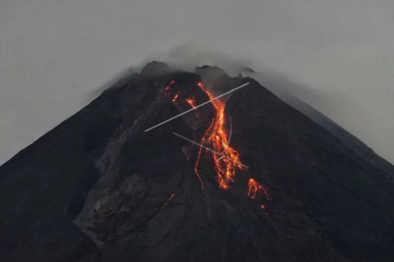 Gunung Merapi Kembali Luncurkan 20 Kali Guguran Lava Pijar