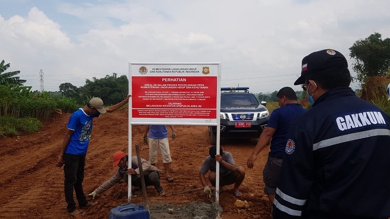 Tim Gabungan KLHK Hentikan Penambangan Ilegal di Purwakarta