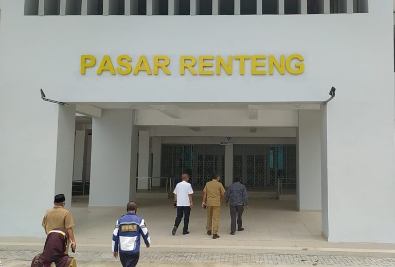 1.719 Pedagang Siap Tempati Gedung Baru Pasar Renteng Selesai Lebaran