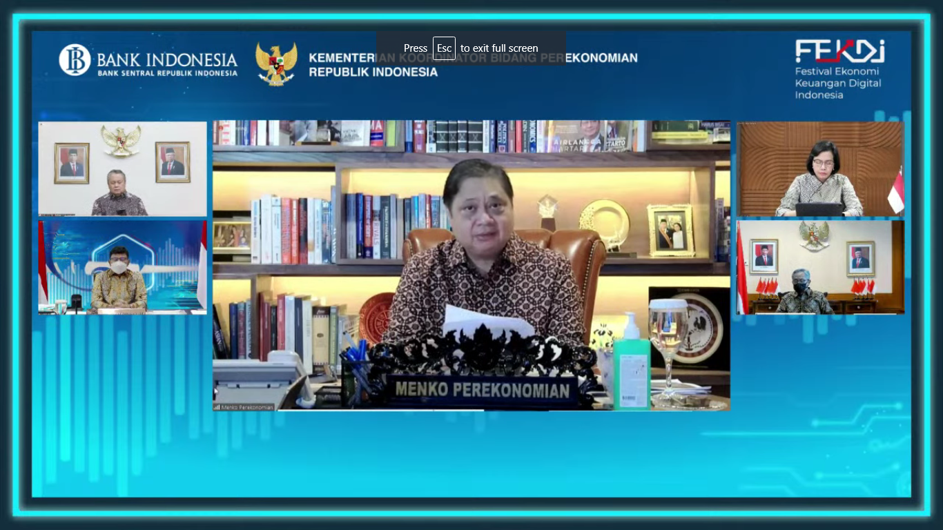 Airlangga Paparkan 4 Pilar Utama Kembangkan Strategi Ekonomi Digital di Indonesia