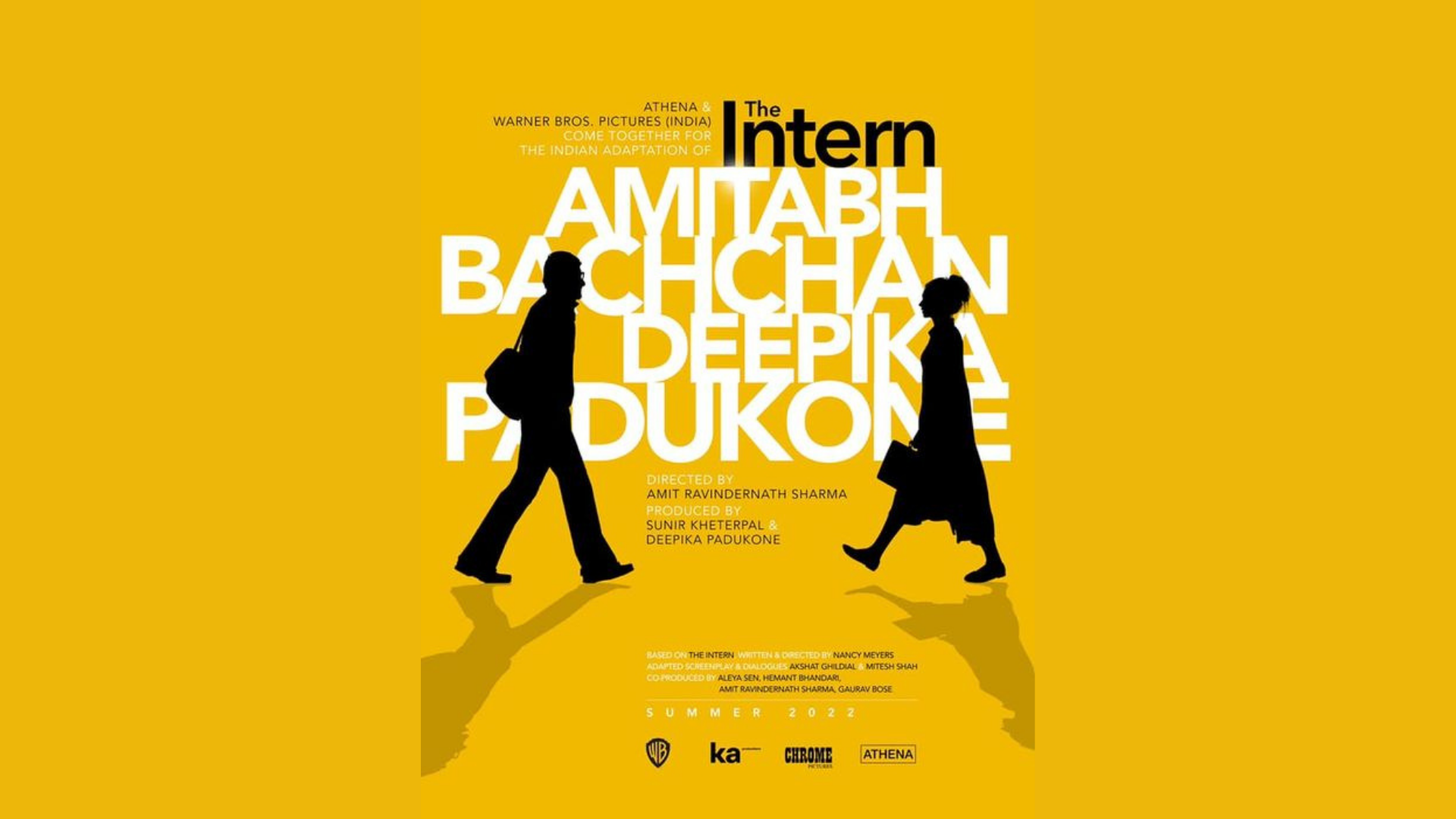 Deepika Padukone dan Amitabh Bachchan Bintangi Remake Film The Intern