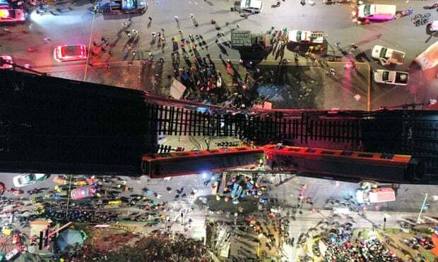 Jembatan Layang Metro Mexico City Runtuh, 23 Orang Tewas dan 65 Luka-luka