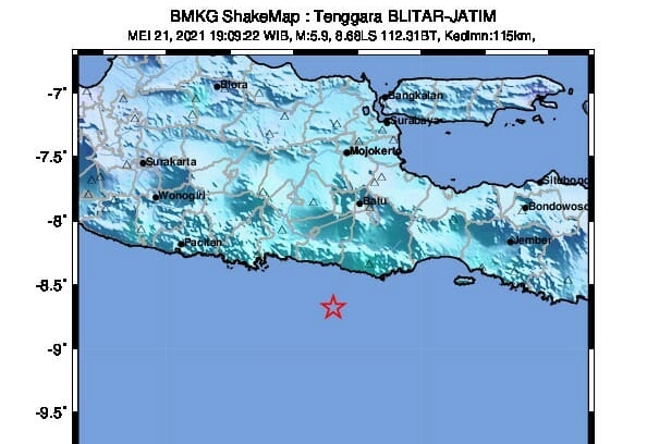 Sejumlah Rumah dan Fasilitas Umum Rusak Pasca Gempa di Jatim