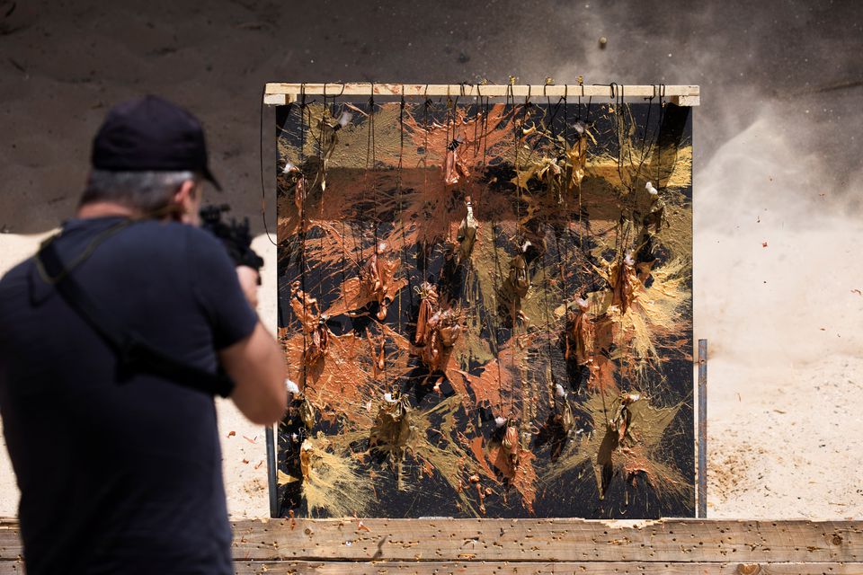 Mantan Sniper Israel, Tuangkan Kenangan Tempur dalam Lukisan Tembak
