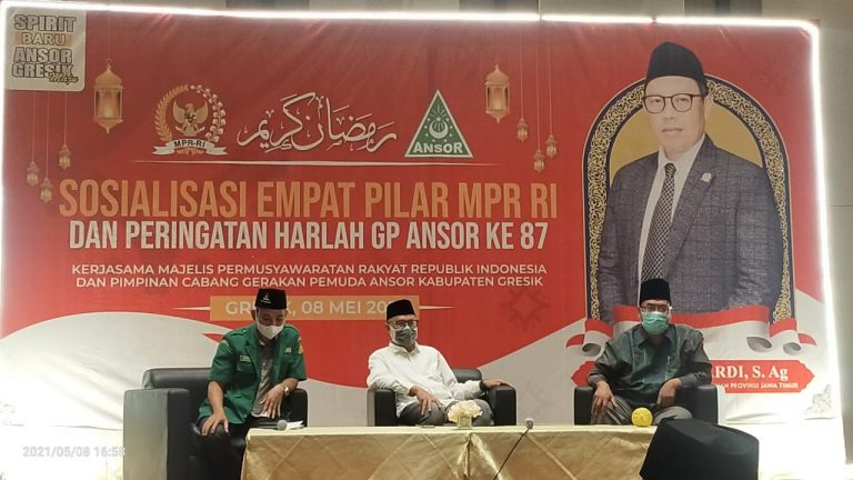 Anggota DPD RI Ajak Pemuda Ansor Gresik Jadi Garda Depan Lindungi Ideologi Negara