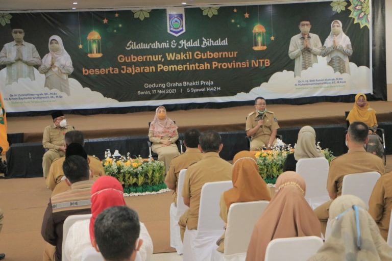 Silaturrahmi Idulfitri, Gubernur NTB Ingatkan Semua Jajaran Fokus Bekerja