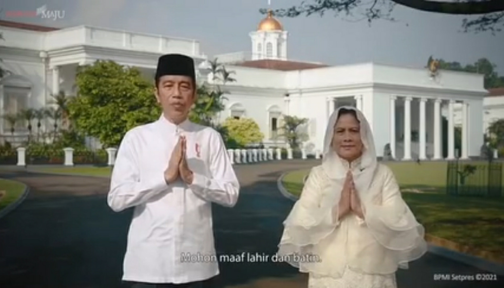 Ucapkan Selamat Hari Raya Idulfitri 1442 H, Presiden Jokowi: Semoga Menjadi Momentum Menang Melawan Covid-19