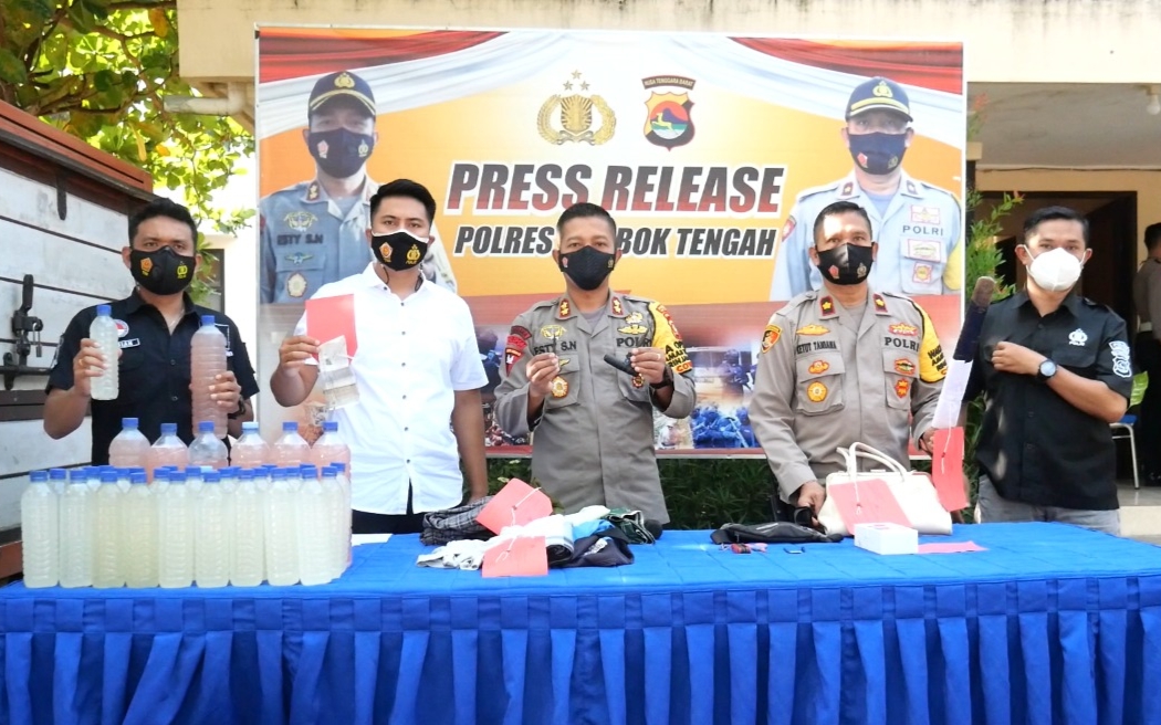 Giat KRYD Mei 2021, Polres Loteng Ungkap 7 Kasus Konvensional