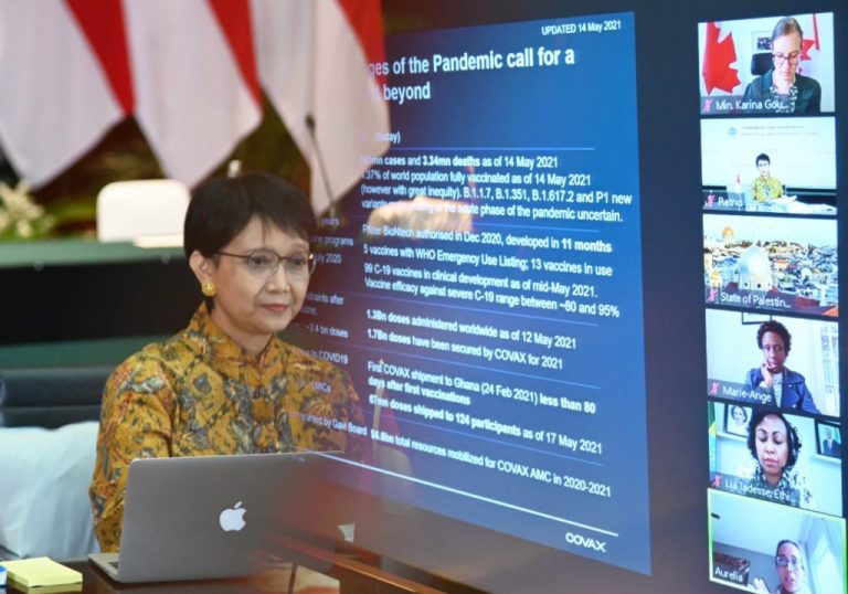 Pimpin Pertemuan COVAX, Indonesia Dorong Peningkatan Kapasitas Produksi Vaksin