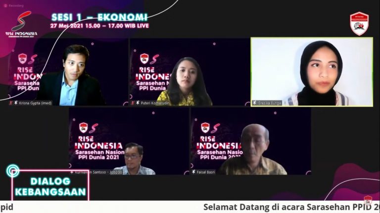 Gelar Dialog Kebangsaan, PPI Dunia Bahas Dampak Ekonomi Pandemi