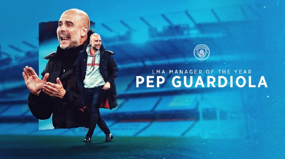 Pep Guardiola Raih Manager of The Year untuk Kedua Kalinya