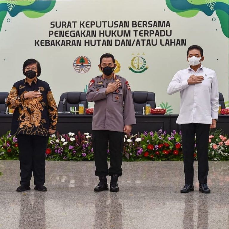 SKB KLHK, POLRI, dan Jaksa Agung: Antisipasi Bencana Karhutla