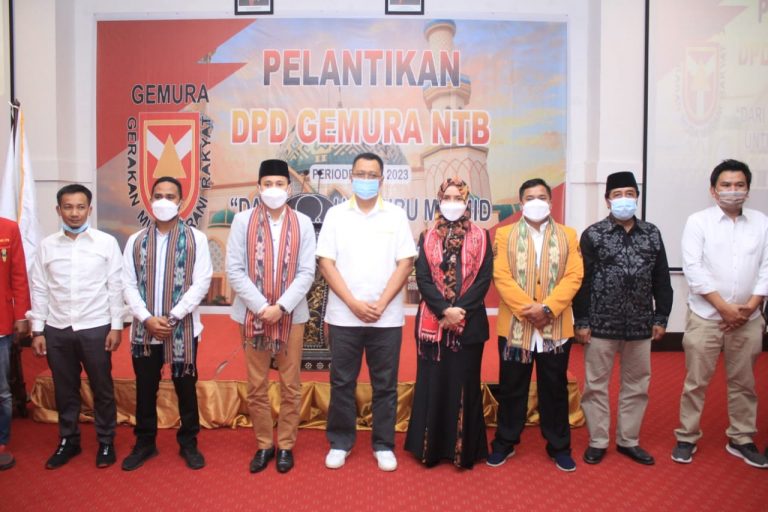 Pelantikan DPD Gemura NTB, Gubernur: Pemuda Harus Buat Perubahan