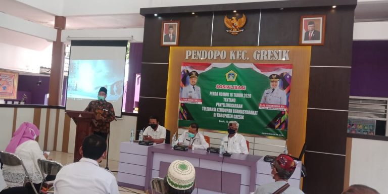 Perda Toleransi Disahkan, Kesbangpol dan DPRD Gresik Sosialisasi Hingga Tingkat Kelurahan