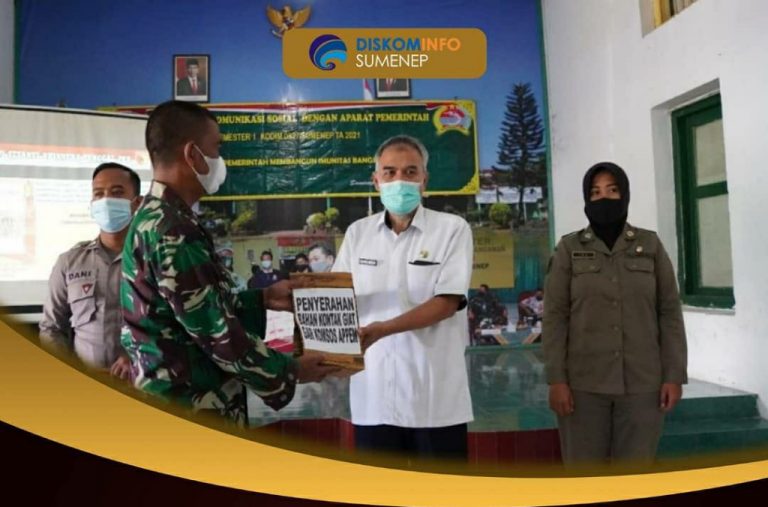 Gelar Komsos dengan Pemerintah, Kodim 0827 Satukan Tekat Kembalikan Sumenep Menjadi Zona Hijau