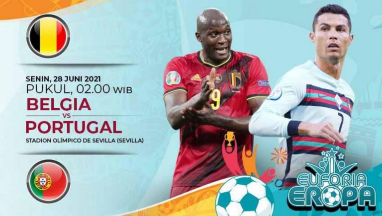 Live Streaming Belgia vs Portugal, 28 Juni 2021