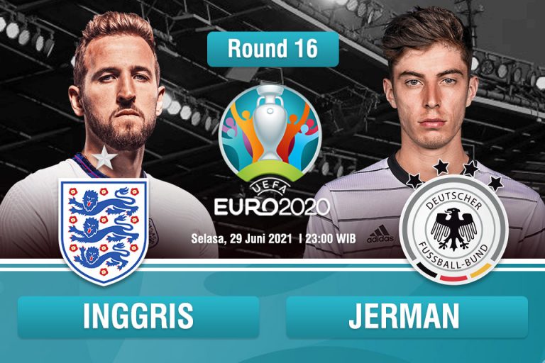 Live Streaming Inggris vs Jerman, 29 Juni 2021