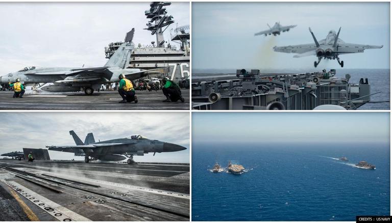 Kebebasan Navigasi: AS Kerahkan Skuadron Kapal Perang Hingga Kapal Perusak Rudal di Laut China Selatan