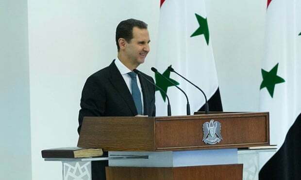 Presiden Suriah Bashar Assad Foto; Theguardian.cm