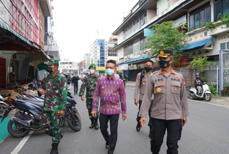 PPKM Darurat, Penyekatan Di Batas Wilayah Kota Pontianak Berlaku 24 Jam