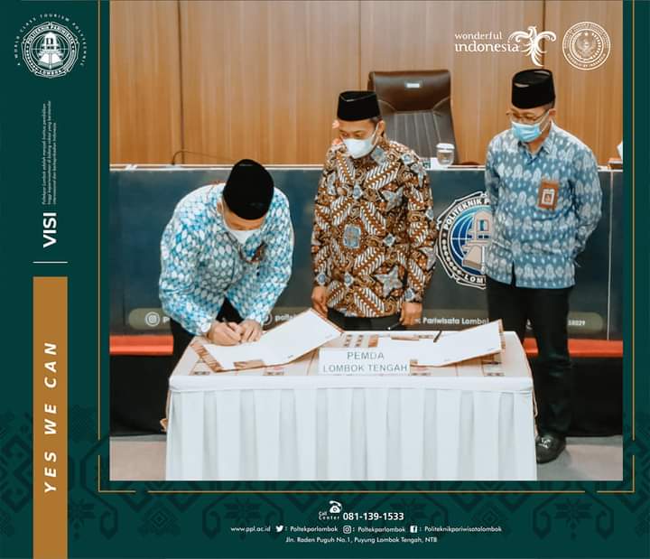 Poltekpar Lombok Bersama Pemkab Loteng dan Lotim Tandatangani MoU Kembangkan SDM Pariwisata dan Ekonomi Kreatif