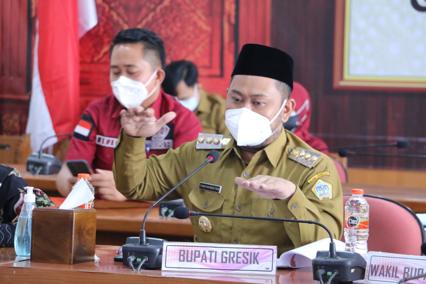 Status Warga Isoman, Bupati Gresik: Tolong Kades dan Lurah Didata Lebih Valid