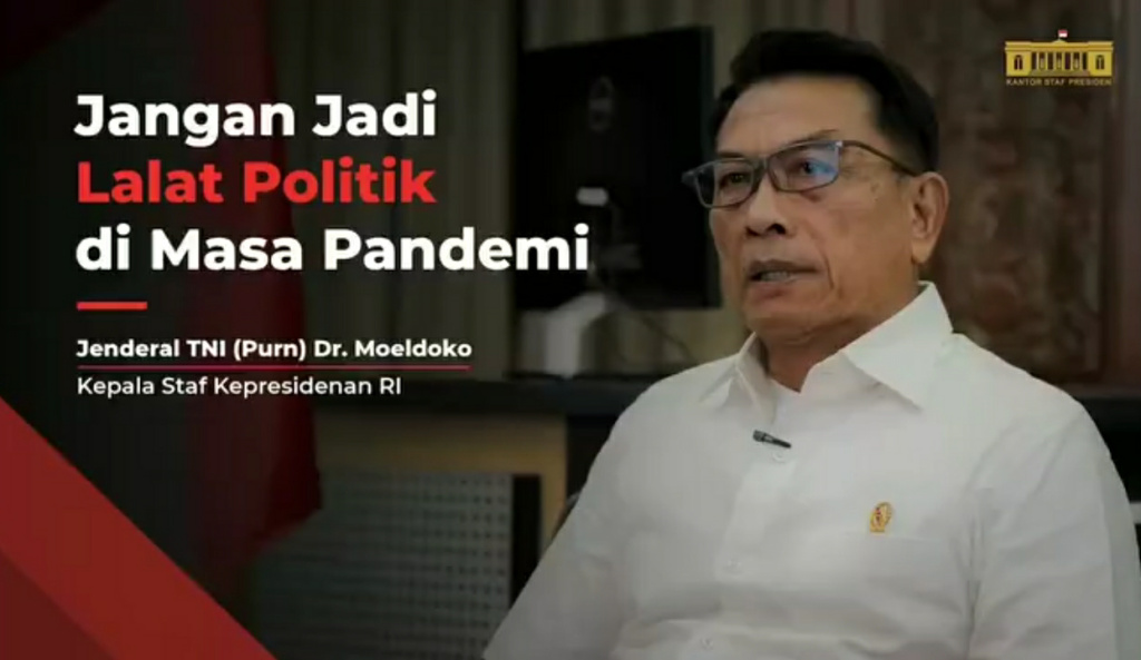 KSP Moeldoko: Jangan Jadi Lalat Politik Di Masa Pandemi