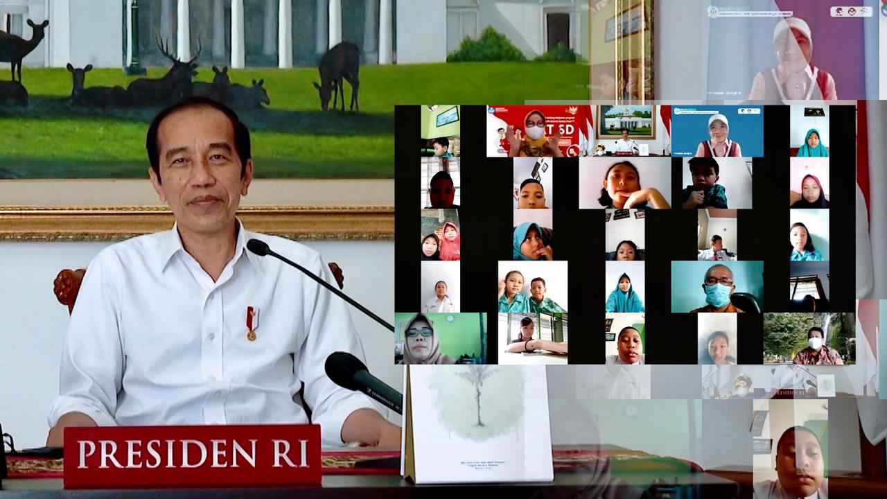 Pesan Jokowi di Hari Anak Nasional: Tetap Semangat Belajar dan Bermain di Rumah