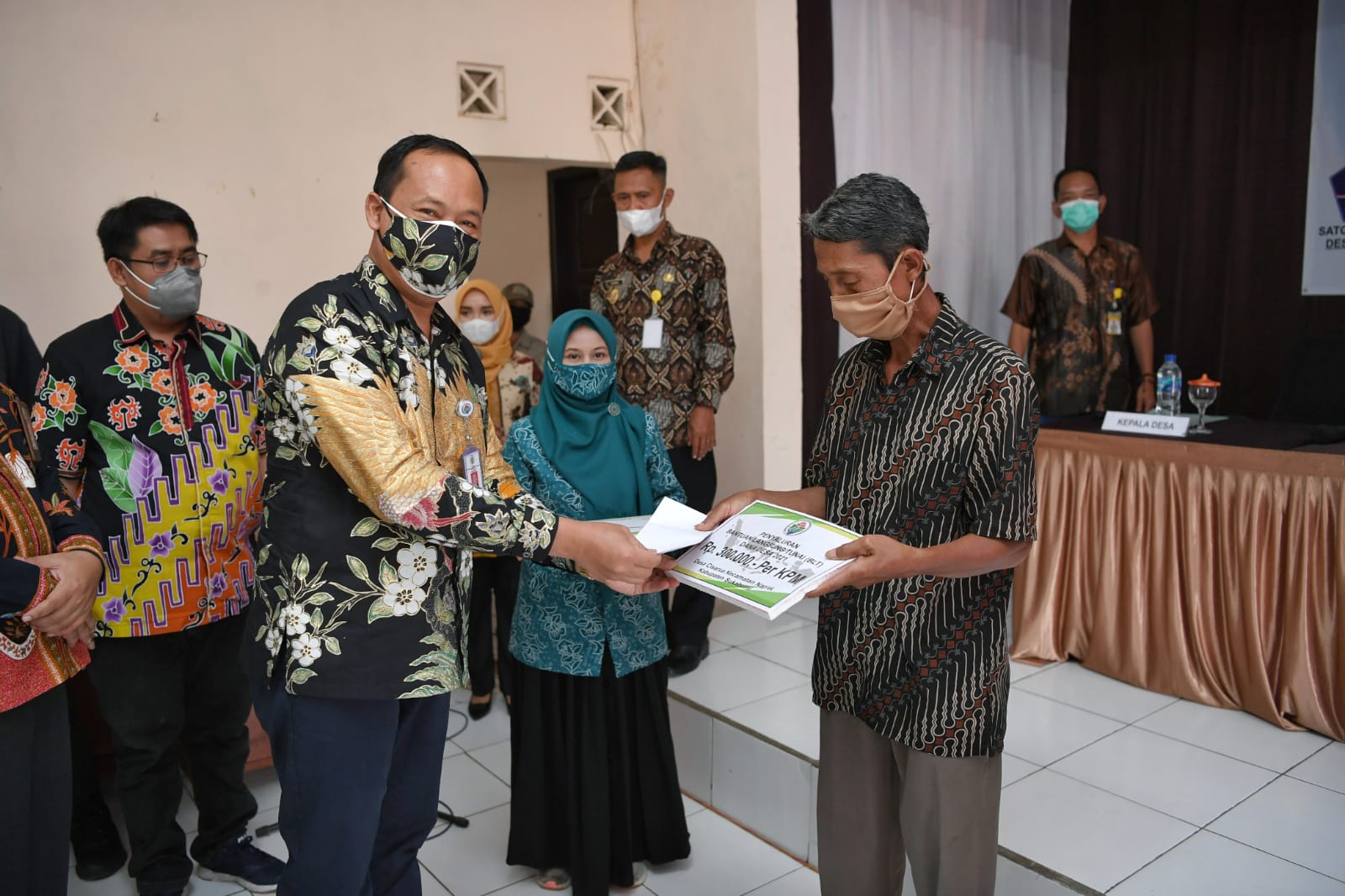 Dirjen PDP Kemendes PDTT Pantau Penyaluran BLT DD di Kabupaten Sukabumi