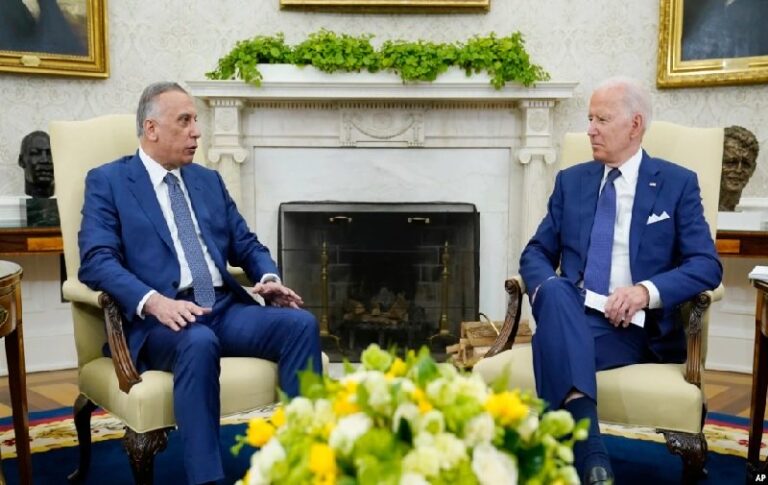 Akhiri Misi Tempur AS di Irak: Biden dan PM Khadimi Tandatangani Perjanjian