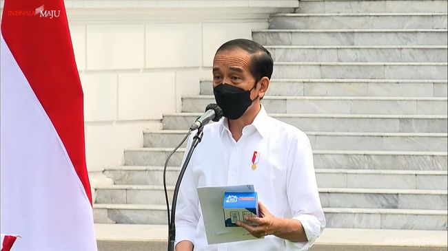 Presiden Luncurkan Obat untuk Warga Isoman di Jawa-Bali Sebanyak 300 Ribu Paket
