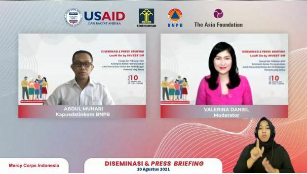 Pusdatinkom Kebencanaan BNPB: Edukasi Kelompok Rentan dan Terpinggirkan Mercy Corps Indonesia adalah Inisiatif Penting