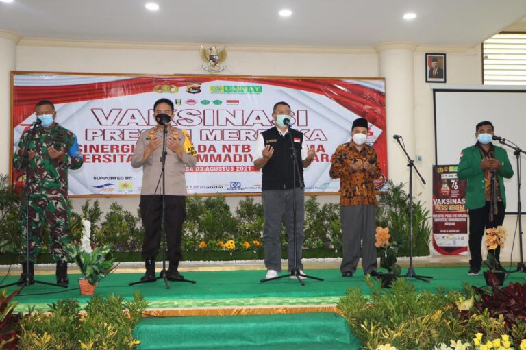 Gubernur NTB Apresiasi Vaksinasi Goes To Campus Yang Digelar Kapolda NTB