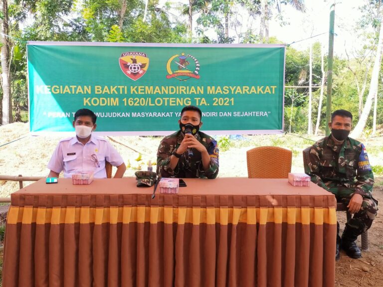 Kodim 1620/Lombok Tengah Laksanakan Program Bakti Kemandirian Masyarakat di Desa Truwai