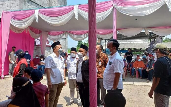 Jemput Bola, Gerindra Gresik Sebar Vaksin Covid-19 ke Pelosok Desa