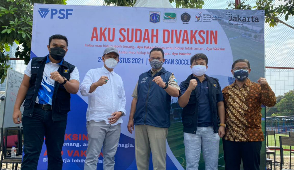 Gubernur DKI Jakarta Apresiasi Sentra Vaksinasi IKA UB