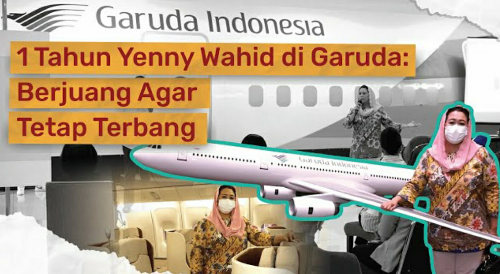 Catatan Satu Tahun Yenny Wahid Berjuang Agar Garuda Tetap Terbang