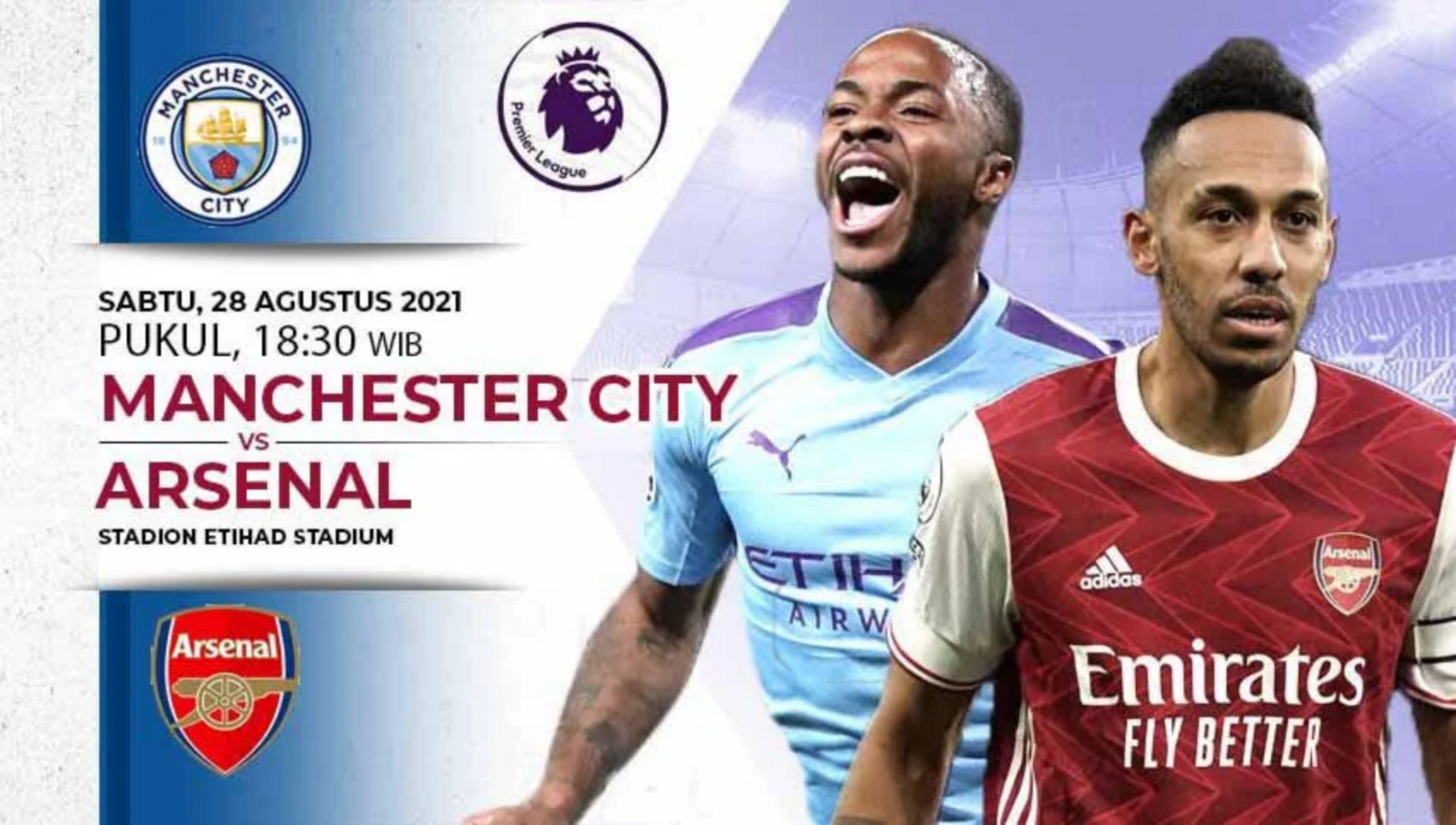 Live Streaming Manchester City vs Arsenal, 28 Agustus 2021