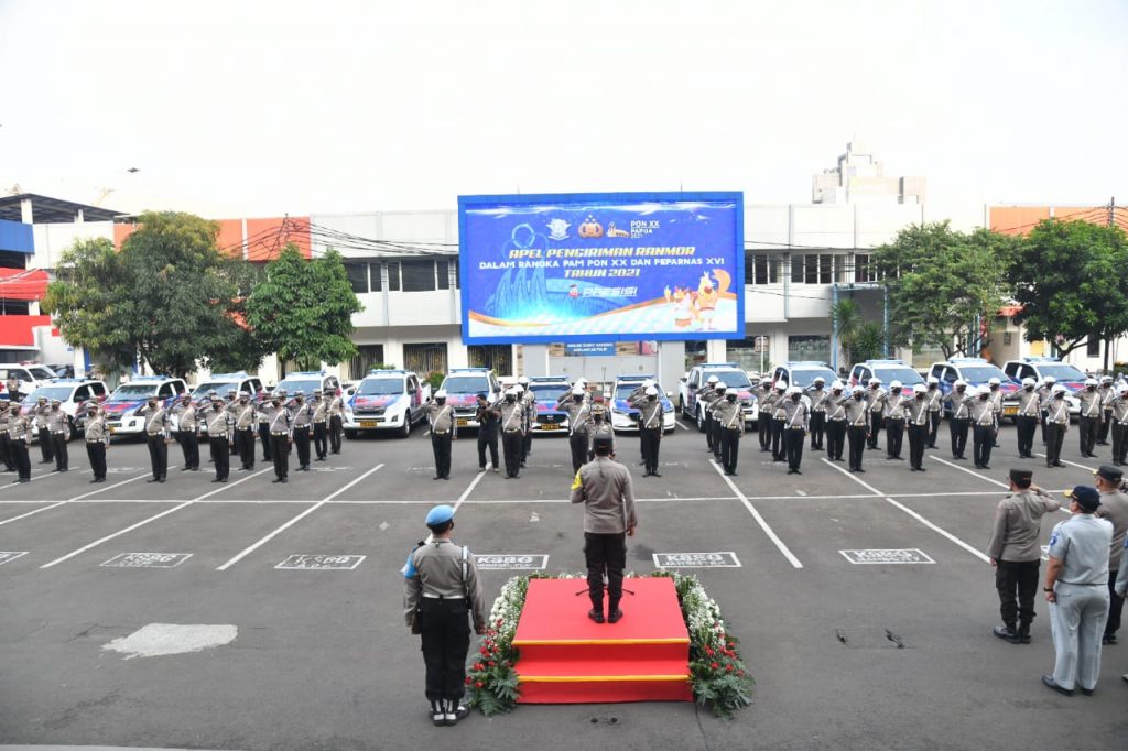 Korlantas Polri Kirim 51 Unit Kendaraan untuk PON XX Papua