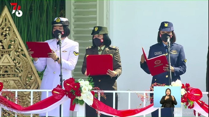 'Tim Pasukan Tangguh' Siap Kibarkan Bendera di Upacara HUT Ke-76 Kemerdekaan RI