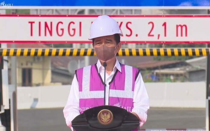 Presiden Resmikan Segmen Ruas Tol Kelapa Gading-Pulo Gebang