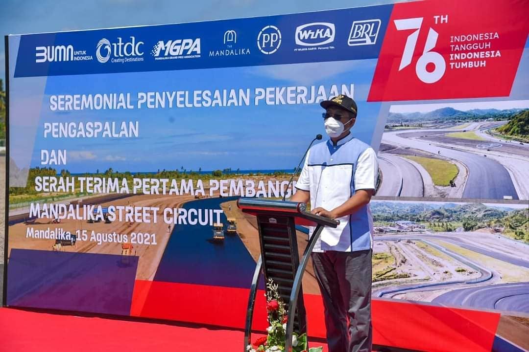 Sirkuit MotoGP Mandalika Rampung, Bang Zul: Hadiah Untuk Kemerdekaan Indonesia