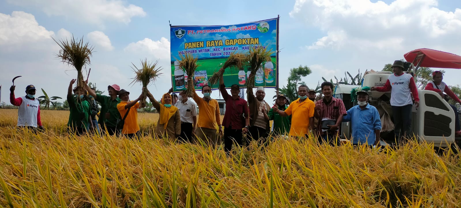 Sambut Panen Raya, Petani di Gresik Adakan Sedekah Bumi