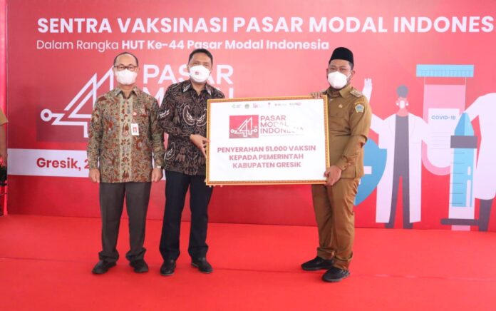 Pemkab Gresik dan Pasar Modal Indonesia Siapkan 51 Ribu Dosis Vaksin Bagi Masyarakat Desa