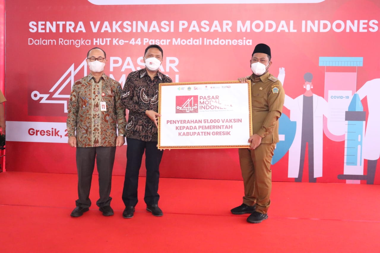 Pemkab Gresik dan Pasar Modal Indonesia Siapkan 51 Ribu Dosis Vaksin Bagi Masyarakat Desa